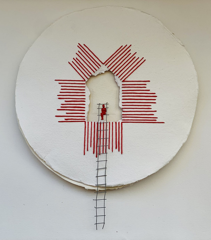 DOMUS DOMINA Grabado gofrado papeles superpuestos ensamblajes y papel hecho a mano 320 g 40x40 cm / DOMUS DOMINA Embossed engraving papers superimposed assemblies and handmade paper 320 g 40x40 cm