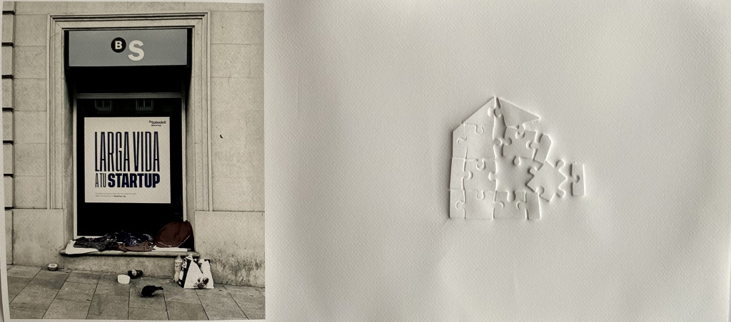 IMPARES 4. Grabado gofrado e imagen digital sobre papel Canson Arches Velin Museum Rag 350g 25x55 cm / Embossed engraving and digital image on Canson Arches Velin Museum Rag paper 350g 25x55 cm