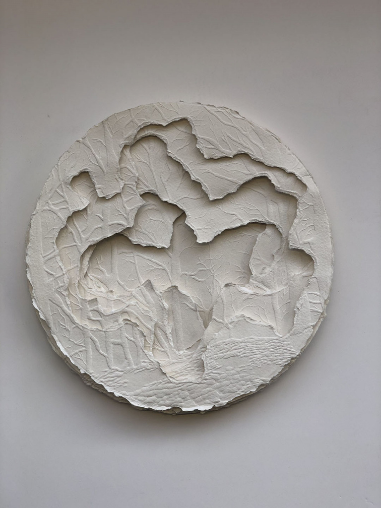 Grabados gofrados superpuestos intervenidos 30x30 cm / Superimposed embossed engravings intervened 30x30 cm