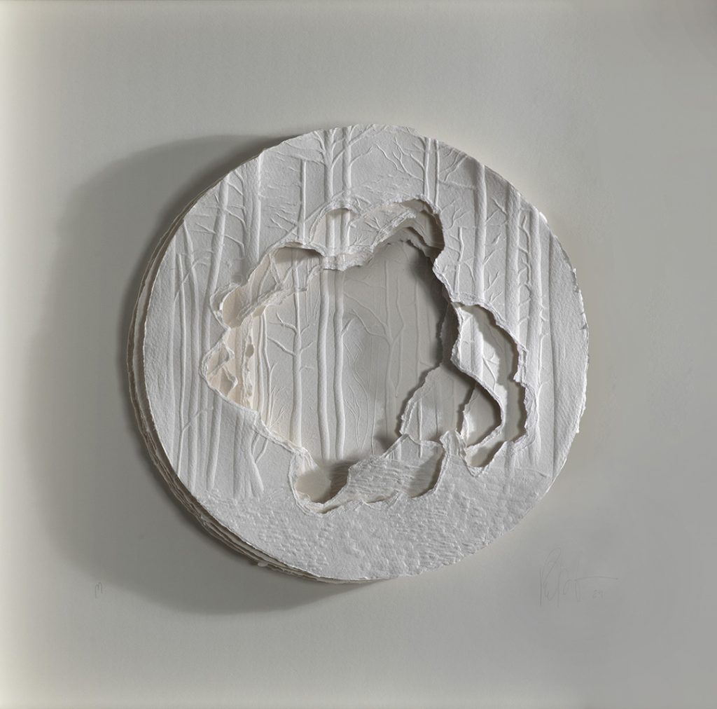 Grabados gofrados superpuestos intervenidos 30x30 cm / Superimposed embossed engravings intervened 30x30 cm